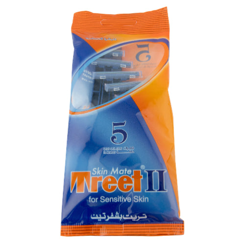 Treet II Skin Mate (Glijstrip) (5 scheermessen in een zakje)
