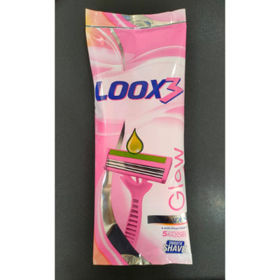 Treet Loox 3 Pink (3 messen scheermes) (5 scheermessen in een zakje)