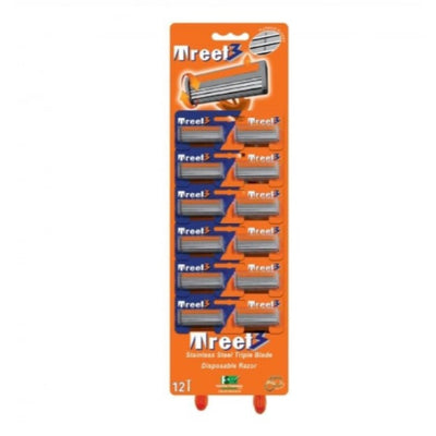Treet Razer (3 messen scheermes) (12 scheermessen op een kaart)