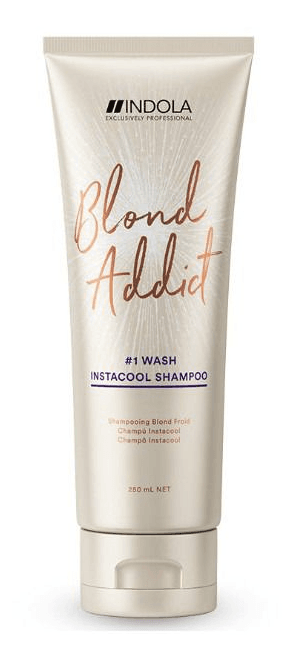 1_wash_instacool.png Indola Innova Blond Addict InstaCool Shampoo #1 Wash - 750ml - Afbeelding 1