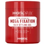 Immortal Infuse Mega Fixation Hair Styling Gel with Argan Oil 500ml